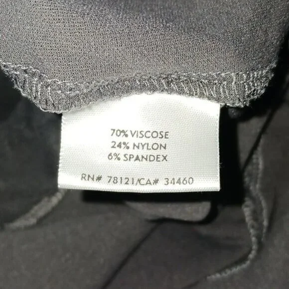 Eileen Fisher Womens Straight Leg Pants Stretch Pull On Minimalist Size S - Picture 6 of 7